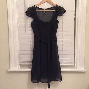 Navy Blue, Crepe Dress